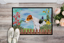Load image into Gallery viewer, Fox Terrier Spring Doormat - 24x36 Decorative Floor Mat – Indoor/Outdoor Rug with Artistic Flair CK1212JMAT