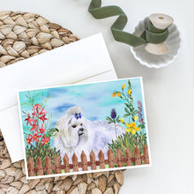 Load image into Gallery viewer, Maltese Spring Greeting Cards -  Blank Note Cards – 8-Pack of Artist-Designed Cards with Envelopes