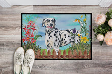 Load image into Gallery viewer, Dalmatian Spring Doormat - 18x27 Decorative Floor Mat – Indoor/Outdoor Rug with Artistic Flair CK1215MAT
