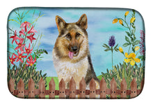 Load image into Gallery viewer, German Shepherd Spring Dish Drying Mat – Absorbent, Artistic Kitchen Essentials CK1216DDM