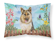 Load image into Gallery viewer, German Shepherd Spring  Standard Pillowcase – Artistic Decorative Front, White Back CK1216PILLOWCASE