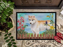Load image into Gallery viewer, Siberian Husky Spring Doormat - 18x27 Decorative Floor Mat – Indoor/Outdoor Rug with Artistic Flair CK1217MAT