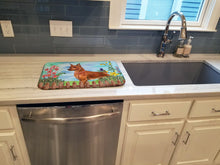 Load image into Gallery viewer, Miniature Pinscher Spring Dish Drying Mat – Absorbent, Artistic Kitchen Essentials CK1218DDM