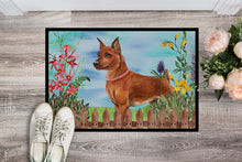 Load image into Gallery viewer, Miniature Pinscher Spring Doormat - 18x27 Decorative Floor Mat – Indoor/Outdoor Rug with Artistic Flair CK1218MAT