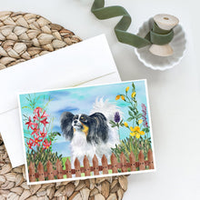 Load image into Gallery viewer, Papillon Spring Greeting Cards -  Blank Note Cards – 8-Pack of Artist-Designed Cards with Envelopes