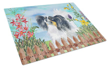 Load image into Gallery viewer, Papillon Spring Glass Cutting Boards – Durable, Decorative Kitchen Art Large CK1219LCB