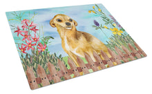 Load image into Gallery viewer, Chihuahua Spring Glass Cutting Boards – Durable, Decorative Kitchen Art Large CK1220LCB