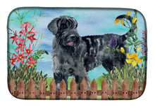 Load image into Gallery viewer, Giant Schnauzer Spring Dish Drying Mat – Absorbent, Artistic Kitchen Essentials CK1222DDM