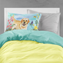 Load image into Gallery viewer, Golden Retriever Spring  Standard Pillowcase – Artistic Decorative Front, White Back CK1226PILLOWCASE