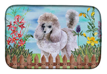 Load image into Gallery viewer, Poodle Spring Dish Drying Mat – Absorbent, Artistic Kitchen Essentials CK1227DDM