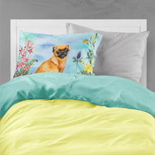 Load image into Gallery viewer, Small Brabant Griffon Spring  Standard Pillowcase – Artistic Decorative Front, White Back CK1229PILLOWCASE