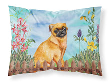 Load image into Gallery viewer, Small Brabant Griffon Spring  Standard Pillowcase – Artistic Decorative Front, White Back CK1229PILLOWCASE