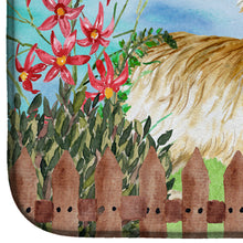 Load image into Gallery viewer, Morkie Spring Dish Drying Mat – Absorbent, Artistic Kitchen Essentials CK1230DDM
