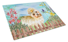 Load image into Gallery viewer, Morkie Spring Glass Cutting Boards – Durable, Decorative Kitchen Art Large CK1230LCB