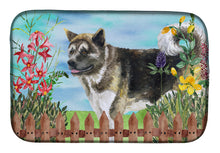 Load image into Gallery viewer, American Akita Spring Dish Drying Mat – Absorbent, Artistic Kitchen Essentials CK1231DDM