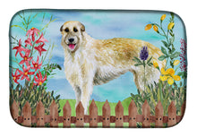 Load image into Gallery viewer, Irish Wolfhound Spring Dish Drying Mat – Absorbent, Artistic Kitchen Essentials CK1232DDM