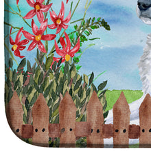 Load image into Gallery viewer, Maremma Sheepdog Spring Dish Drying Mat – Absorbent, Artistic Kitchen Essentials CK1237DDM