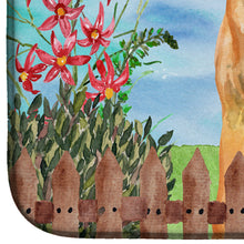 Load image into Gallery viewer, Rhodesian Ridgeback Spring Dish Drying Mat – Absorbent, Artistic Kitchen Essentials CK1238DDM