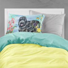 Load image into Gallery viewer, Black Russian Terrier Spring  Standard Pillowcase – Artistic Decorative Front, White Back CK1239PILLOWCASE