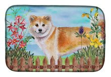 Load image into Gallery viewer, Shiba Inu Spring Dish Drying Mat – Absorbent, Artistic Kitchen Essentials CK1240DDM