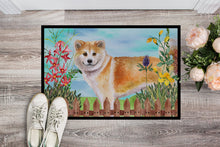 Load image into Gallery viewer, Shiba Inu Spring Doormat - 18x27 Decorative Floor Mat – Indoor/Outdoor Rug with Artistic Flair CK1240MAT