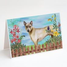 Load image into Gallery viewer, Thai Ridgeback Spring Greeting Cards -  Blank Note Cards – 8-Pack of Artist-Designed Cards with Envelopes