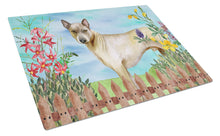 Load image into Gallery viewer, Thai Ridgeback Spring Glass Cutting Boards – Durable, Decorative Kitchen Art Large CK1242LCB