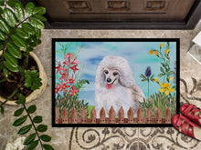 Load image into Gallery viewer, Medium White Poodle Spring Doormat - 18x27 Decorative Floor Mat – Indoor/Outdoor Rug with Artistic Flair CK1245MAT
