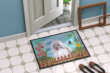 Load image into Gallery viewer, Medium White Poodle Spring Doormat - 18x27 Decorative Floor Mat – Indoor/Outdoor Rug with Artistic Flair CK1245MAT