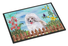 Load image into Gallery viewer, Medium White Poodle Spring Doormat - 18x27 Decorative Floor Mat – Indoor/Outdoor Rug with Artistic Flair CK1245MAT