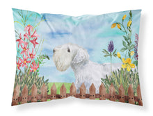 Load image into Gallery viewer, Sealyham Terrier Spring  Standard Pillowcase – Artistic Decorative Front, White Back CK1246PILLOWCASE