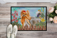 Load image into Gallery viewer, Yorkshire Terrier Spring Doormat - 24x36 Decorative Floor Mat – Indoor/Outdoor Rug with Artistic Flair CK1247JMAT