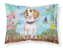 Load image into Gallery viewer, Beagle Spring  Standard Pillowcase – Artistic Decorative Front, White Back CK1248PILLOWCASE