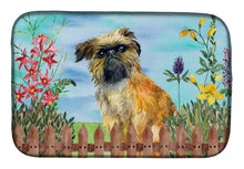 Load image into Gallery viewer, Brussels Griffon Spring Dish Drying Mat – Absorbent, Artistic Kitchen Essentials CK1249DDM