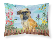 Load image into Gallery viewer, Brussels Griffon Spring  Standard Pillowcase – Artistic Decorative Front, White Back CK1249PILLOWCASE