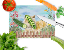 Load image into Gallery viewer, Cairn Terrier Spring Glass Cutting Boards – Durable, Decorative Kitchen Art Large CK1252LCB
