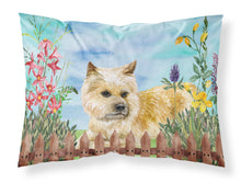Load image into Gallery viewer, Cairn Terrier Spring  Standard Pillowcase – Artistic Decorative Front, White Back CK1252PILLOWCASE