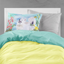 Load image into Gallery viewer, Samoyed Spring  Standard Pillowcase – Artistic Decorative Front, White Back CK1253PILLOWCASE