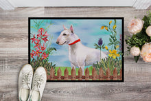 Load image into Gallery viewer, Bull Terrier Spring Doormat - 24x36 Decorative Floor Mat – Indoor/Outdoor Rug with Artistic Flair CK1255JMAT