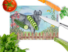 Load image into Gallery viewer, Cane Corso Spring Glass Cutting Boards – Durable, Decorative Kitchen Art Large CK1256LCB