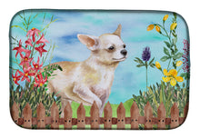 Load image into Gallery viewer, Chihuahua Leg up Spring Dish Drying Mat – Absorbent, Artistic Kitchen Essentials CK1259DDM