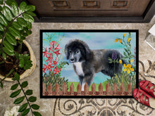 Load image into Gallery viewer, Newfoundland Puppy Spring Doormat - 24x36 Decorative Floor Mat – Indoor/Outdoor Rug with Artistic Flair CK1261JMAT