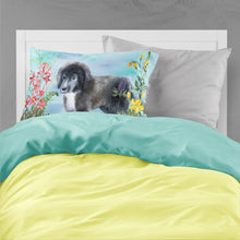 Load image into Gallery viewer, Newfoundland Puppy Spring  Standard Pillowcase – Artistic Decorative Front, White Back CK1261PILLOWCASE