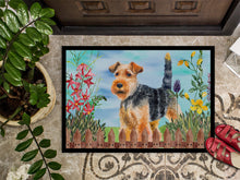 Load image into Gallery viewer, Welsh Terrier Spring Doormat - 18x27 Decorative Floor Mat – Indoor/Outdoor Rug with Artistic Flair CK1262MAT