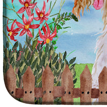 Load image into Gallery viewer, Afghan Hound Spring Dish Drying Mat – Absorbent, Artistic Kitchen Essentials CK1264DDM