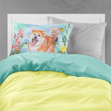 Load image into Gallery viewer, Akita Spring  Standard Pillowcase – Artistic Decorative Front, White Back CK1265PILLOWCASE