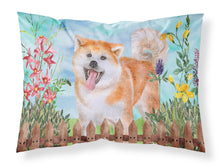 Load image into Gallery viewer, Akita Spring  Standard Pillowcase – Artistic Decorative Front, White Back CK1265PILLOWCASE