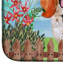 Load image into Gallery viewer, Basset Hound Spring Dish Drying Mat – Absorbent, Artistic Kitchen Essentials CK1266DDM