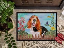Load image into Gallery viewer, Basset Hound Spring Doormat - 24x36 Decorative Floor Mat – Indoor/Outdoor Rug with Artistic Flair CK1266JMAT