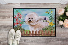 Load image into Gallery viewer, Bichon Frise #2 Spring Doormat - 18x27 Decorative Floor Mat – Indoor/Outdoor Rug with Artistic Flair CK1267MAT